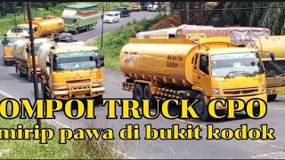 PROSES PENYELAMATAN TRUCK CANTER AKIBAT PUTUS KEPALA KABIN