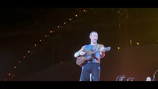 Coldplay Milano San Siro - YELLOW Fronte palco