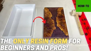 World's EASIEST Epoxy Form | The NO SEAL Form