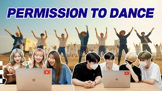 방탄소년단 'Permission to Dance' 뮤비를 보는 남녀 댄서의 반응 차이 | BTS ‘Permission to Dance' MV REACTION