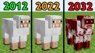 minecraft in 2012 vs 2022 vs 2032