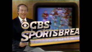 2/24/1985 CBS Sportsbeak Update Dick Stockton "Doug Flutie's first USFL game" "The Doral Open"