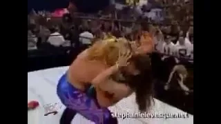 chris jericho kiss of Stephanie Mcmahon