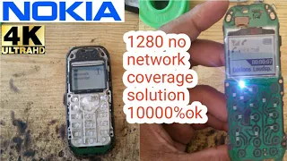 How to fix Nokia 103+1280 no network coverage solution Nokia 1280 no network coverage solution 4K