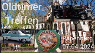 Oldtimer Treffen Papenburg/ Emsland.04.2024 PKW, Traktoren, Motorräder/ Veranstaltungen