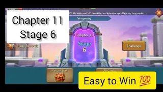 Vergeway Chapter 11 Stage 6 | Lords Mobile | MG TRAP