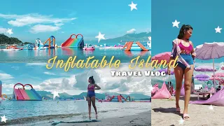 Travel Vlog #5 ✨ Inflatable Island, Subic Zambales | Asia's Largest Inflatable Playground