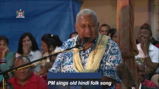 PM sings old hindi folk song