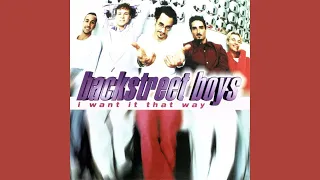 Backstreet Boys - I Want It That Way (Instrumental with Backing Vocals) [REMASTERED]