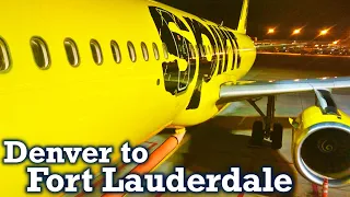 Full Flight: Spirit Airlines A321 Denver to Fort Lauderdale (DEN-FLL)