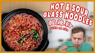 Hot and Sour Glass Noodles: the Authentic Chongqing Recipe