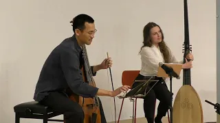 Kristina Watt Theorbo & Samuel Ng Viola da Gamba performing music by Couperin, Marais & De Visee.