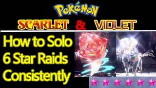 How to solo 6 star raids consistently in Pokemon Scarlet and Violet