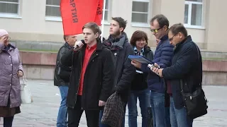 Выступление Михаила Заводского. Социальный митинг 29.09 Воронеж