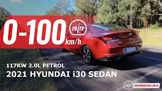 2021 Hyundai i30 Sedan (Elantra) 0-100km/h & engine sound