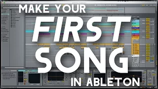 Making Your FIRST Song in Ableton (Using Default Ableton Plugins/Instruments)