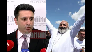 Էշին նստելը մի այիբ է, իջնելը՝ 2․ Ալեն Սիմոնյանը՝ սրբազան շարժման ու իշխանության մտահոգության մասին