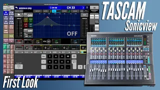 TASCAM Sonicview control software & offline editor first look 🎛️