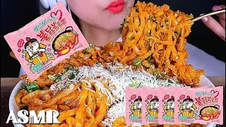 까르보나라 불닭 4봉지 리얼사운드 먹방 CARBONARA FIRE NOODLES MUKBANG ASMR