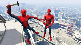 GTA 5 SPIDERMAN Ragdolls Jumps/Falls Compilation ep.26 (Euphoria physics Funny Moments)