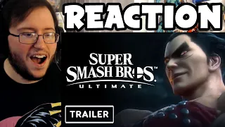 Gor's "Super Smash Bros. Ultimate" Kazuya From Tekken Reveal REACTION