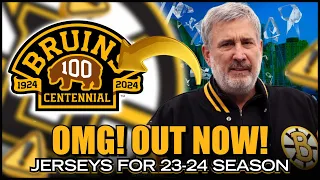 OMG! OUT NOW! BRUINS TO INTRODUCE THREE NEW JERSEYS FOR 2023-24 SEASON! BOSTON BRUINS NEWS