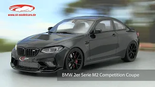 ck-modelcar-video: BMW 2er Serie M2 Competition Coupe by LP 2021 schwarz metallic GT-Spirit