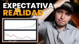 Invertir en Acciones y ETFs ¿Cómo crece mi dinero? - Expectativa vs Realidad 📈