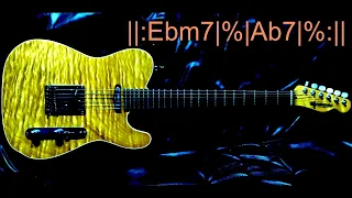 Backing Track  Ebm7 -  Ab7  Fusion,  funk - 120 bpm