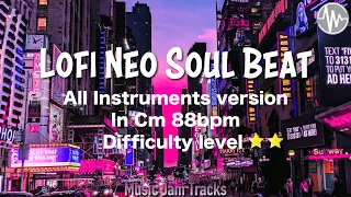 Lofi Neo Soul Beat Jam C minor 88bpm All Instruments BackingTrack