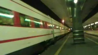 Un ETR460 in partenza da Napoli c.le