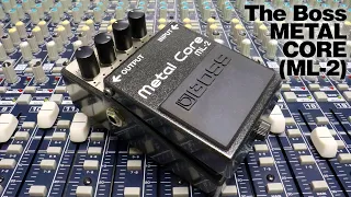 The Boss ML-2 METAL CORE Pedal - Scooped Sound Easily Fixed!