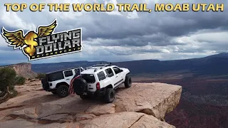 Moab, Top of the World Rock Crawling Trail in a Titan Swapped Nissan Xterra and JL Rubicon Off Road