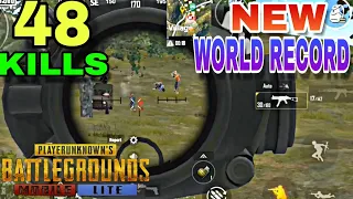 New World Record | 48 Kills Squad gameplay | Pubg Lite | #pubglite