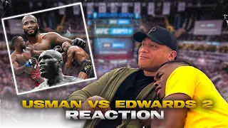 Israel Adesanya Reacts to Leon Edwards BRUTAL Knock Out on Kamaru Usman | UFC 286