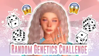 CAN I MAKE HER BEAUTIFUL!?😍 | RANDOM GENETICS CHALLENGE | THE SIMS 4 |