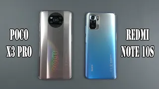 Poco X3 Pro vs Xiaomi Redmi Note 10S | SpeedTest and Camera comparison