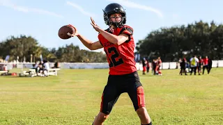 Kid Tom Brady 2.0 IS BACK!!!🔥🔥 12U Falcons United QB Hayes Maginnis Youth Football Highlights