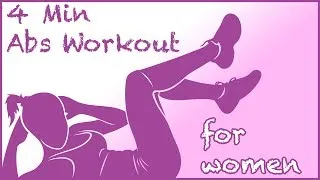 4 Min Abs Workout for Women