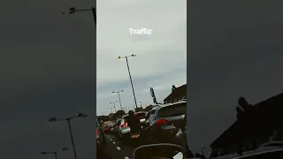 stuck in traffic