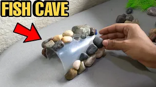 DIY Cave for Fish / Aquarium Cave Decoration