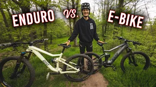 E Bike vs. Enduro Bike!