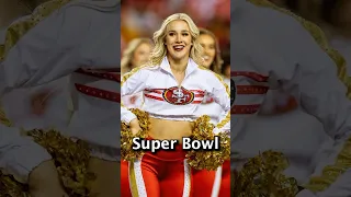 How Much Money Cheerleaders Make for Super Bowl 💰#nfl #football #superbowl #sports #chiefs #49ers