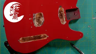 Telecaster Upgrade - Part 4: Copper Shielding