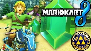 Mario Kart 8 DLC Pack 1 Zelda Hyrule Link Master Cycle Triforce Cup New Characters Gameplay Wii U HD