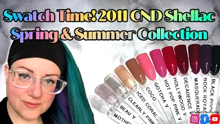 Swatch Time!  2011 CND Shellac Spring & Summer Collection