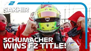 Mick Schumacher WINS 2020 FIA Formula 2 Championship! | 2020 Sakhir Grand Prix