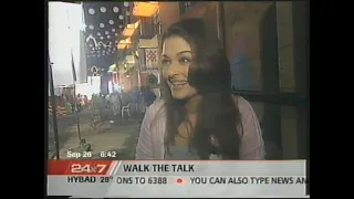 "Walk The Talk with Aishwarya Rai" Part 1 | September 26, 2004 | TV Capture: NDTV 24x7