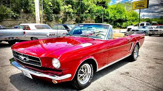 Test Drive 1965 Ford Mustang Convertible SOLD $32,900 Maple Motors #642