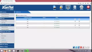 How to create Conference Room on XonTel S50  S200 PBX   Arabic _زونتل